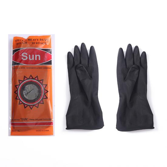 Industrial gloves thickened pure natural latex protective gloves
