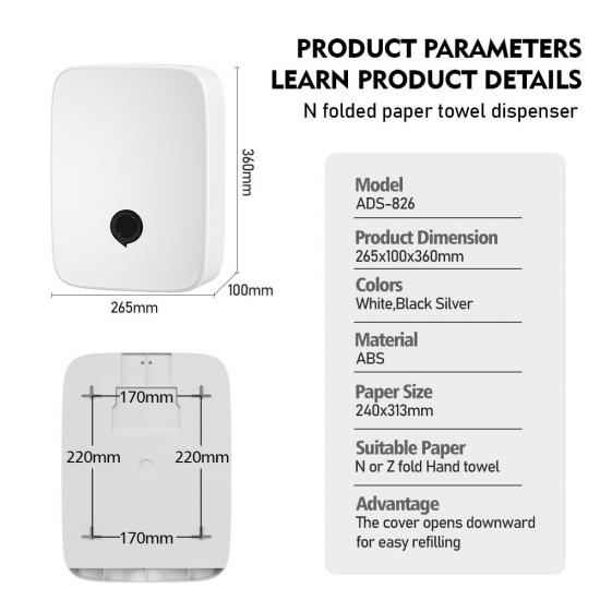 Modern N-Fold Manual Hand Paper Dispenser