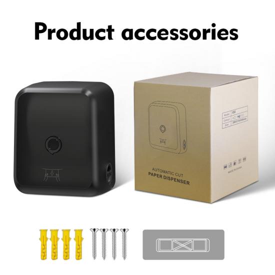 ABS Plastic Hand Tissue Dispenser for Bathroom for Home or Hotel Use Lock Feature Included