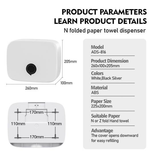 Modern Hand Tissue Holder Paper Towel Dispenser