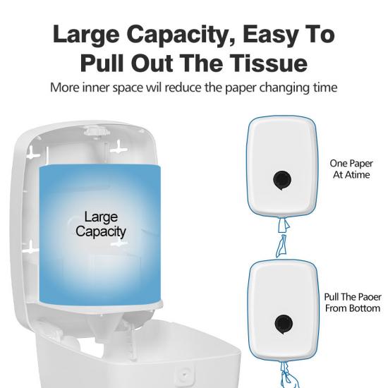 Large Roll Paper Dispenser for Bathroom Toilet