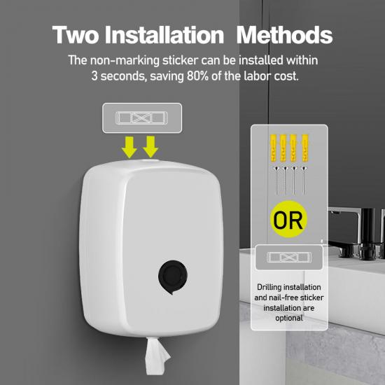 Large Roll Paper Dispenser for Bathroom Toilet