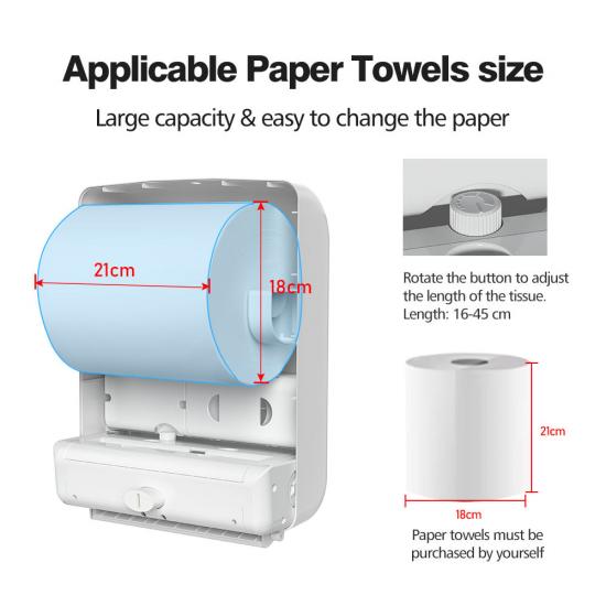 Hotel Auto Cut Hand Paper Towel Dispenser
